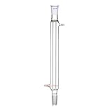 Deschem 300mm 24/40 Glass Liebig Condenser 30cm Jacket Length Laboratory Chemistry West Disllation Column Lab Glassware