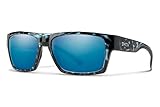 Smith Outlier 2 Sunglasses, Black Ice / ChromaPop Polarized Blue Mirror, Smith Optics Outlier 2 ChromaPop Polarized Sunglasses