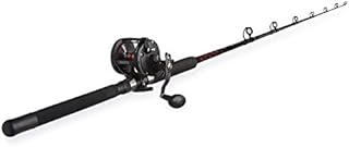 Penn Warfare 30LW Level Wind Fishing Rod and Reel Combo, 6.5 Feet