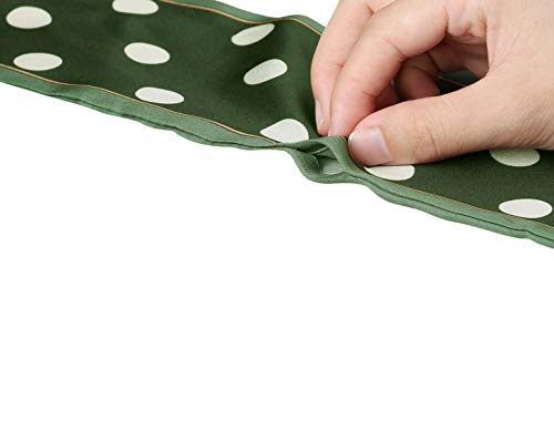 Allegra K 50s Ribbon Skinny Scarf Lovely Polka Dots Pattern for Bags Hair Band Neck Wraps4