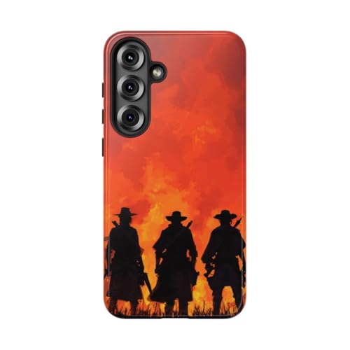 Coque rigide Samsung S25 Plus Orange brillante haut de gamme et durable