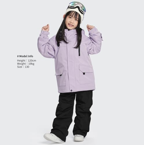 Actleis スノーボードウェア キッズ al-ss24043-w130lv-bl