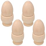 Charme rustique : ce porte-œufs en bois apporte une touche naturelle à votre table. parfait comme porte-œufs décoratif pour pâques ou comme élégant présentoir à œufs au quotidien
