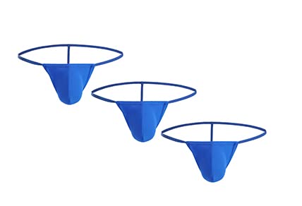 Mens Polyester Spandex Soft and Comfortable Thong G String (Pack of 3) Underwear Innerwear-image-49