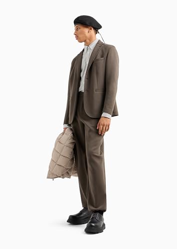 Armani Exchange Men's Big & Tall Stretch Cotton Zip Insert Blazer Jacket3