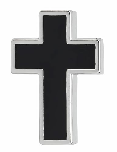 Image of Women's Cross Brooch Lapel Pin Faith Fashion Jewelry | Classic cross tie tack lapel pins. Decorative jewelry accessories for women's dresses, scarves, suits and church events
