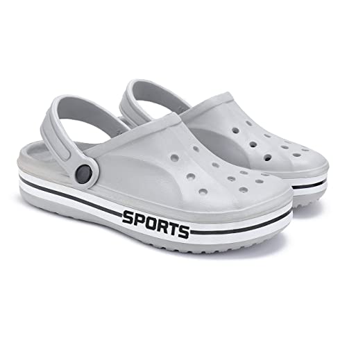 Image of BERSACHE Men Casual Lightweight Clog(Grey) ORI(C)-1907