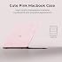 EooCoo Case Compatible with MacBook Air 13 inch M5 2026-2022 Release M4 M3 M2 A3449 A3240 A3113 A2681, Glitter Hard Shell&Keyboard Skin Cover&Screen Protector for Mac Air 13.6 inch, Sparkly Baby Pink