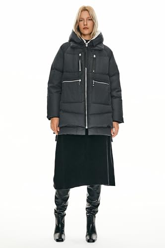 Orolay Women's Thickened Down Jacket Darkgray XX-Small - Thumbnail 6