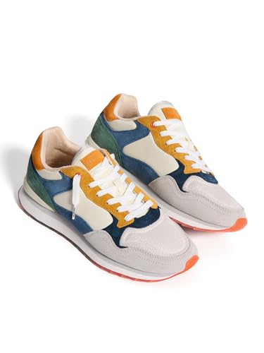 Hoff Para Mujer. 12202018 Zapatillas De Piel Bangkok Multicolor (36), Plano, Cordones, Casual - 3