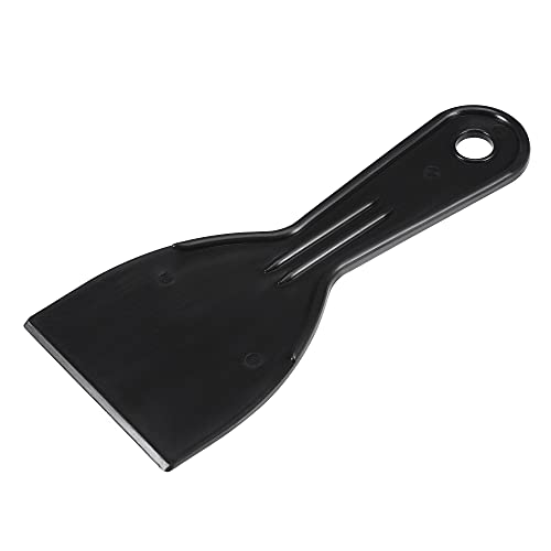 Uxcell Putty Scraper 3" Abs Plastic Spatula Drywall Patch Repair Spreader Wall Covering Smoother Black 4Pcs #TOP2