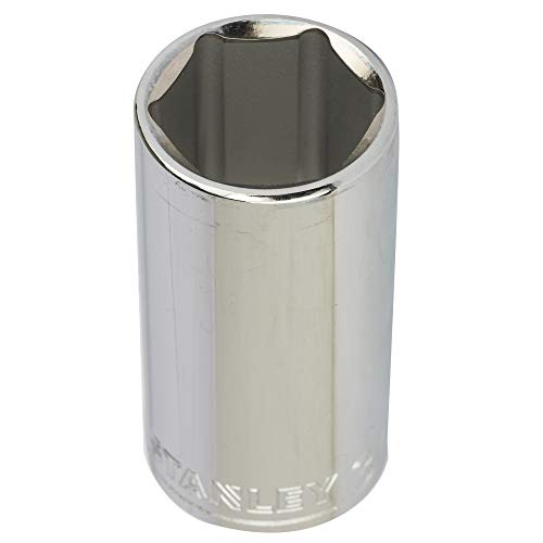 Image of STANLEY STMT73339-8B 1 /2-inch 30mm Chrome Vanadium Steel 6 Point Deep Socket (Silver)
