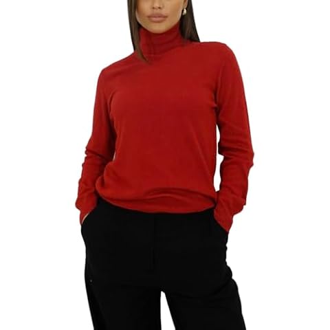 Win's Italian Cashmere Turtleneck Sweater for Women Cover