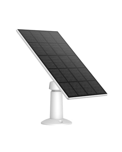 eufy Solarpanel C10 (3W) kompatibel mit jeder eufyCam kontinuierliche Stromversorgung IP65 wetterfest für Außenüberwachung und Kameraladung 3W Solarmodul