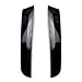 ZXYHBHD Compatible with Nissan Patrol Y62 2010-2021, Car Rear Window Spoiler Side Wing Splitter Trim