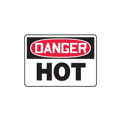 Signalisation danger chaud Accuform MCPG019XL en Aluma-Lite ultra résistant 7 x 10"