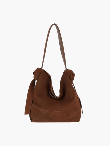 Bolso Hobo Tote 2 en 1 de Gamuza Auténtica miniatura 2