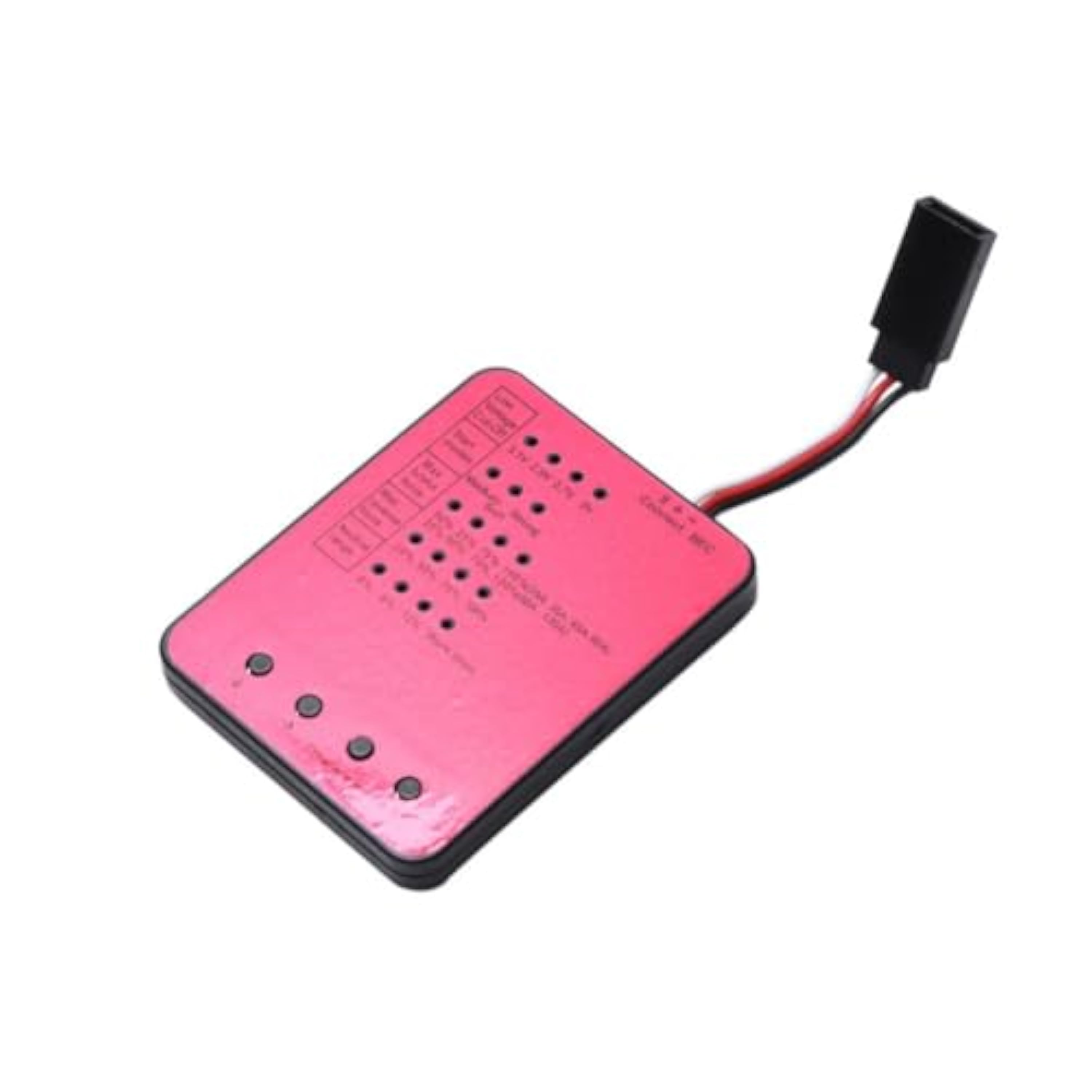 Homeponnew Tarjeta de programación LED ESC para controladores de velocidad electrónicos sin escobillas, accesorio de configuración y ajuste de viaje multifunción con detección de voltaje, frenado y