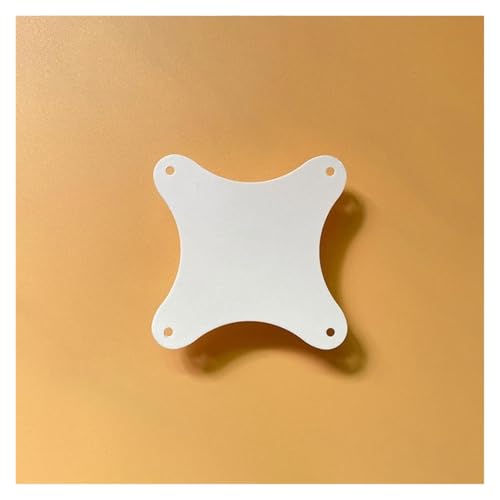Support de moniteur d'angle pour étagère murale et écran VESA 75 blanc - 6