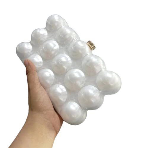 Image of Women Acrylic Clutch Chic Marble Evening Handbag Wedding Box Clutch Purse Chain Shoulder Bag for Prom Party