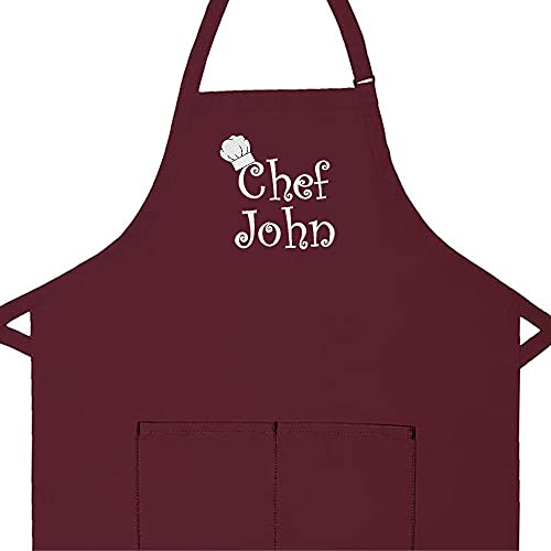 The Apronplace Personalized Embroidered Chef Any Name Adult Apron #TOP1