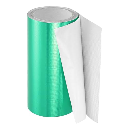 Image of PATIKIL Awning Repair Tape 8 inch x 26ft Waterproof Canvas Tape High Adhesive Tear Repair Patch Kit for PVC Tarpaulin Tent Awning Fabric RV Sail Boat Cover, Green