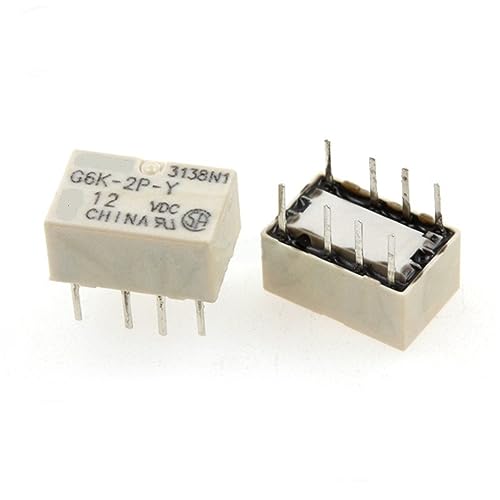 Relais G6K-2P-Y 5VDC à 8 broches pour circuit imprimé et prototypage électronique
