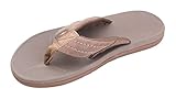 Men's Rainbow Sandals;Mens Molded Rubber - Brown 13