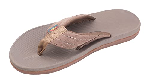 Men's Rainbow Sandals;Mens Molded Rubber - Brown 13 #TOP13