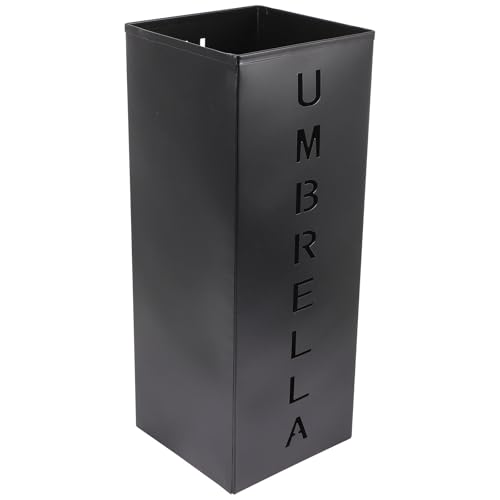 Porte-parapluie métal rectangulaire Toyvian 38x15x50 cm pour entrée