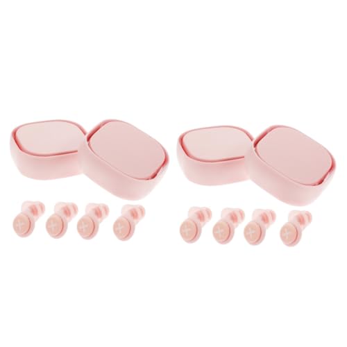 minkissy 4 Juegos De Para Los De Interior Para La Reducción De Ruido Tamaño Pequeño Peso Ligero Hechos De Silicona.