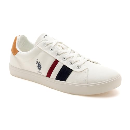 U.S. POLO ASSN. USPA| ABOR Off White| Stylish Casual Sneaker Shoes for Man