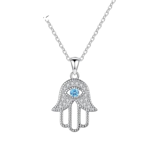 Collier Hamsa en argent 925, le cadeau créatif idéal pour homme et femme