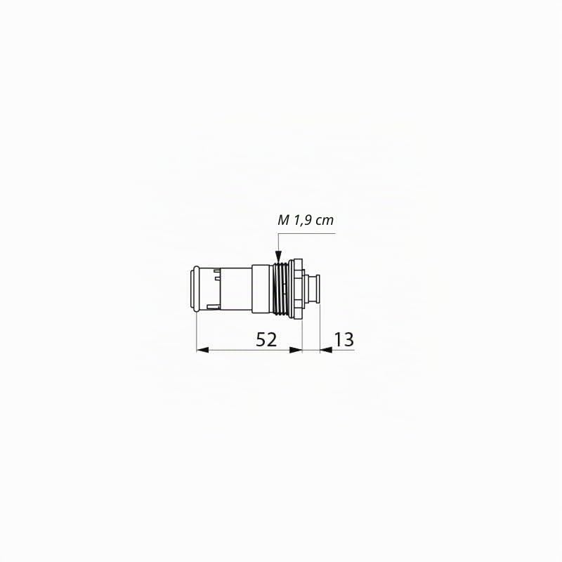 Cartouche Temposoft lavabo temporisée 7 sec