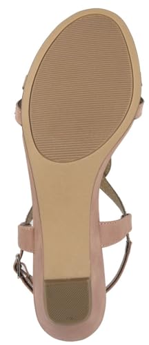 Image of LONDON FOG Womens Macey Demi-Wedge Dress Sandals