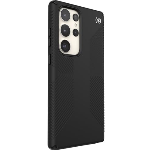 Image of Speck Presidio 2 Grip Samsung Galaxy S23 Ultra Case - Drop & Camera Protection, Soft-Touch Secure Grip, Wireless Charging Compatible, Shock Absorbant, Galaxy S23 Ultra Case - Black