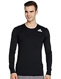 adidas Herren Techfit Shirt, Schwarz, L EU