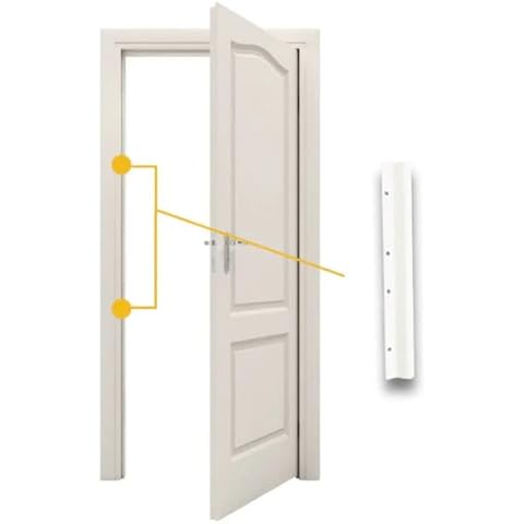 Door Armor 12" Pry Shield Door Accessory- White Cover
