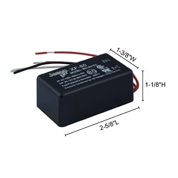 Image of Jesco Lighting XF-80 12V AC Electronic Transformer