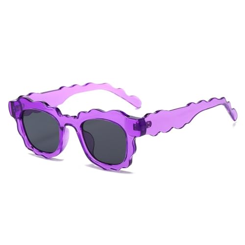 Lunettes de soleil créateur carrées vintage pour femmes de mode au look unique