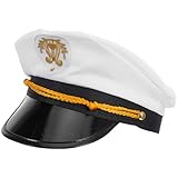 Confortable à porter : ce chapeau de marin léger est conçu pour les adultes et assure un confort optimal lors de longues soirées ou de sorties en yacht. chapeau de capitaine rétro, idéal pour un cosplay de capitaine