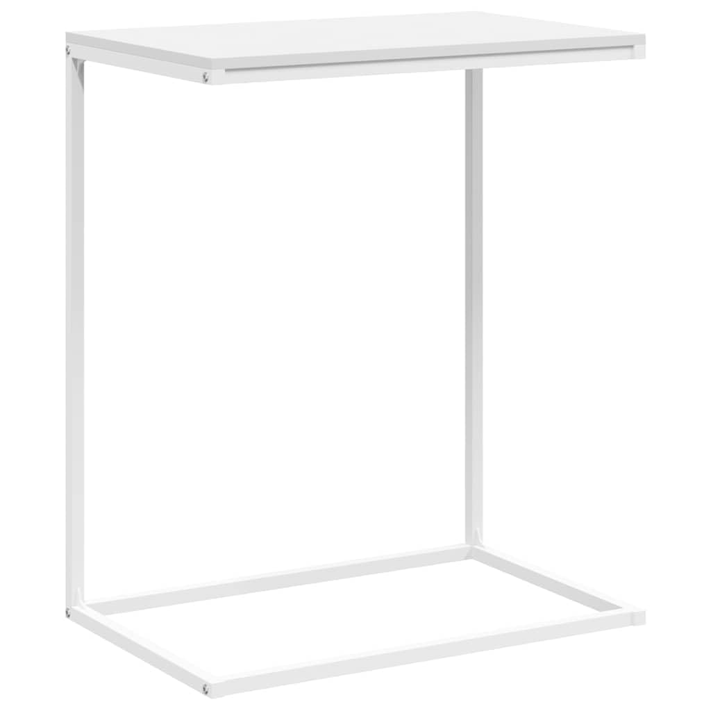 Générique Table d'appoint Blanc 55x35x66 cm Bois d'ingénierie,Meubles,Tables,Tables Basses et Tables d'appoint,Tables Basses,336134