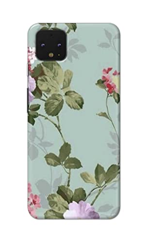 Image of Printed Hard Back Cover Case for Google Pixel 4 Back Cover (Floral Painting) -702