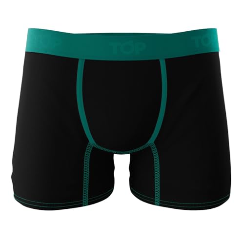 USTOP TOP Wear - Men's Cotton Blend Boxer Briefs - Pack of 3 - Breathable & Stretchy for All-Day Comfort3