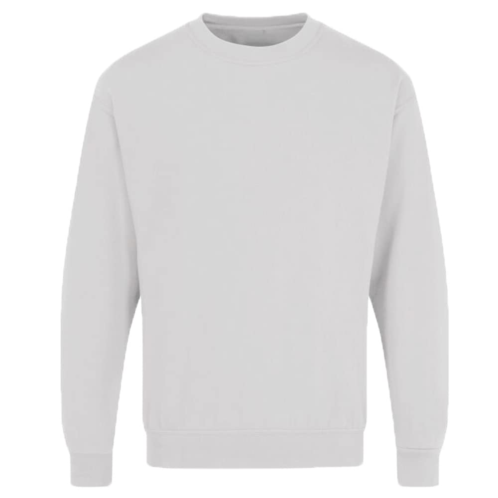 Coolandnew Unisex White Adults Plain Sweatshirt - Ucc011 - Xl