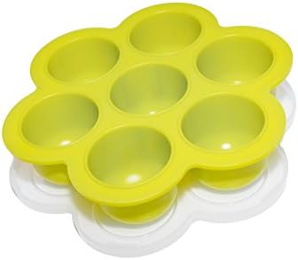 Made-in-USA - Popfex Silicone Egg Bites Mold for Instant Pot Accessories - Fits Instant Pot 5,6,8 qt Pressure Cooker - Reusable Storage Container and Freezer Tray with Lid for Homemade Baby Food