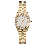 FÜR EINEN BESONDEREN CHARAKTER: Hinter robustem Mineralglas zeugt das fein ausgestaltete weiße Zifferblatt von einer mondänen Optik, die Uhrenliebhaberinnen zu schätzen wissen. So erweist sich die quarzgesteuerte DUGENA Armbanduhr Paris als ein schicker Alltagsbegleiter und echter Hingucker - ganz wie die französische Hauptstadt selbst.