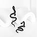 DOEARKO 2PCS Ear Gauges Stainless Steel Mushroom Ear Weights For Stretched Ears lobes Ear Plugs Fashion Piercing Body Jewelry (#6 Black, 4mm(6G))