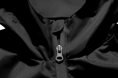 Image of Boys Girls Rain Jackets Lightweight Waterproof Hooded Raincoat Lined Windbreakers for Kids