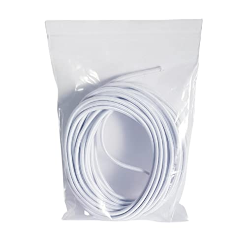 e-kurzwaren 5m de Cordon élastique 1mm / 2mm / 2,5mm / 3mm / 4mm / 5mm chaîne élastique épaisseur PVC Tubulaire en Caoutchouc Bijoux Cordes, 32 Couleurs